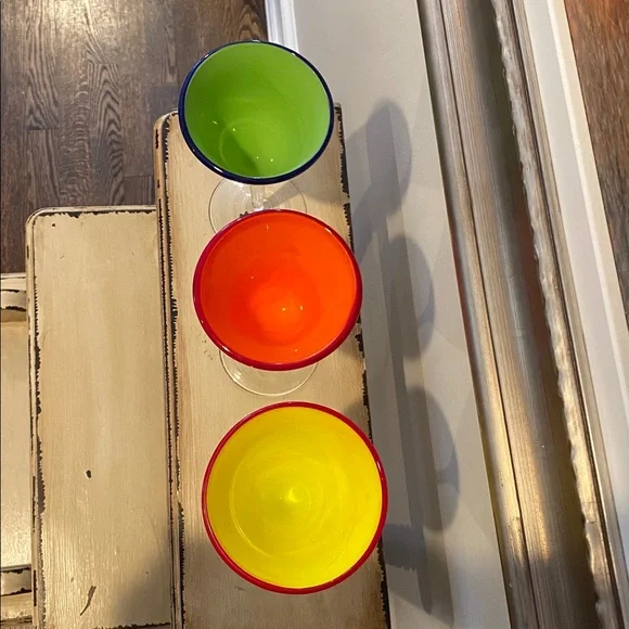 Multicolored Martini Glass Set - Picture 4 of 7